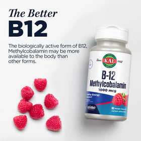 KAL Methyl B12 1000mcg avec une cuillère doseuse