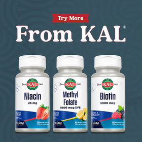 KAL Methyl Folate 1000 mcg et sa boîte de présentation