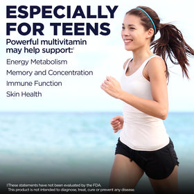 KAL Multivitamines pour Adolescents - comprimés sur une surface blanche