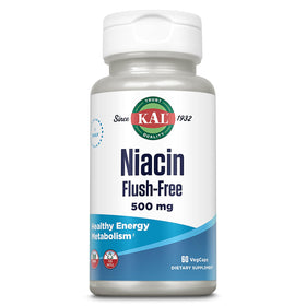 KAL Niacine 500mg complément alimentaire vegan, boîte vue de face