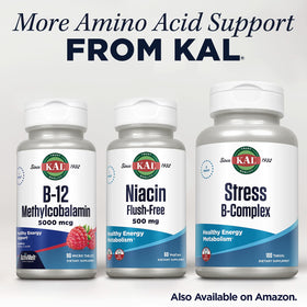 KAL Niacine 500mg gélules dans une main, utilisation quotidienne