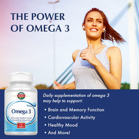 KAL Omega 3 Huile de Poisson 1000 Mg gélules close-up