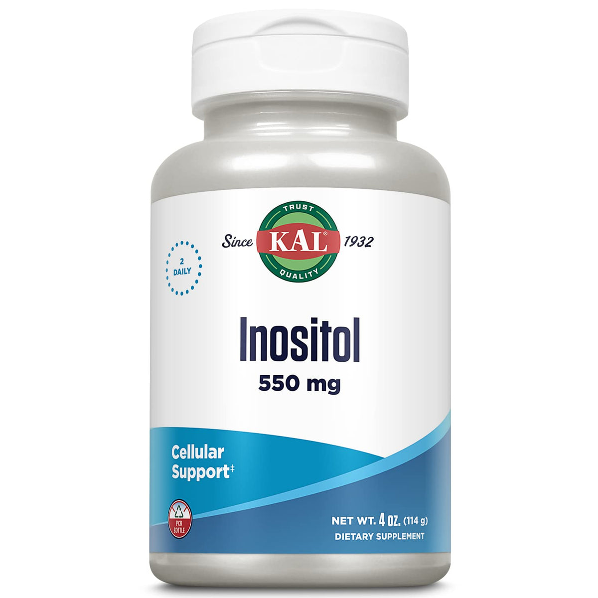 KAL Poudre d'Inositol 550mg vue de face dans son emballage