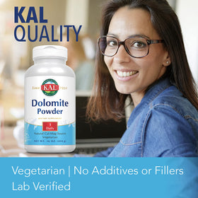 KAL Poudre de Dolomite 540g dans un verre d'eau