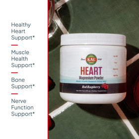 KAL Poudre de Magnésium Framboise 340g vue arrière avec informations nutritionnelles