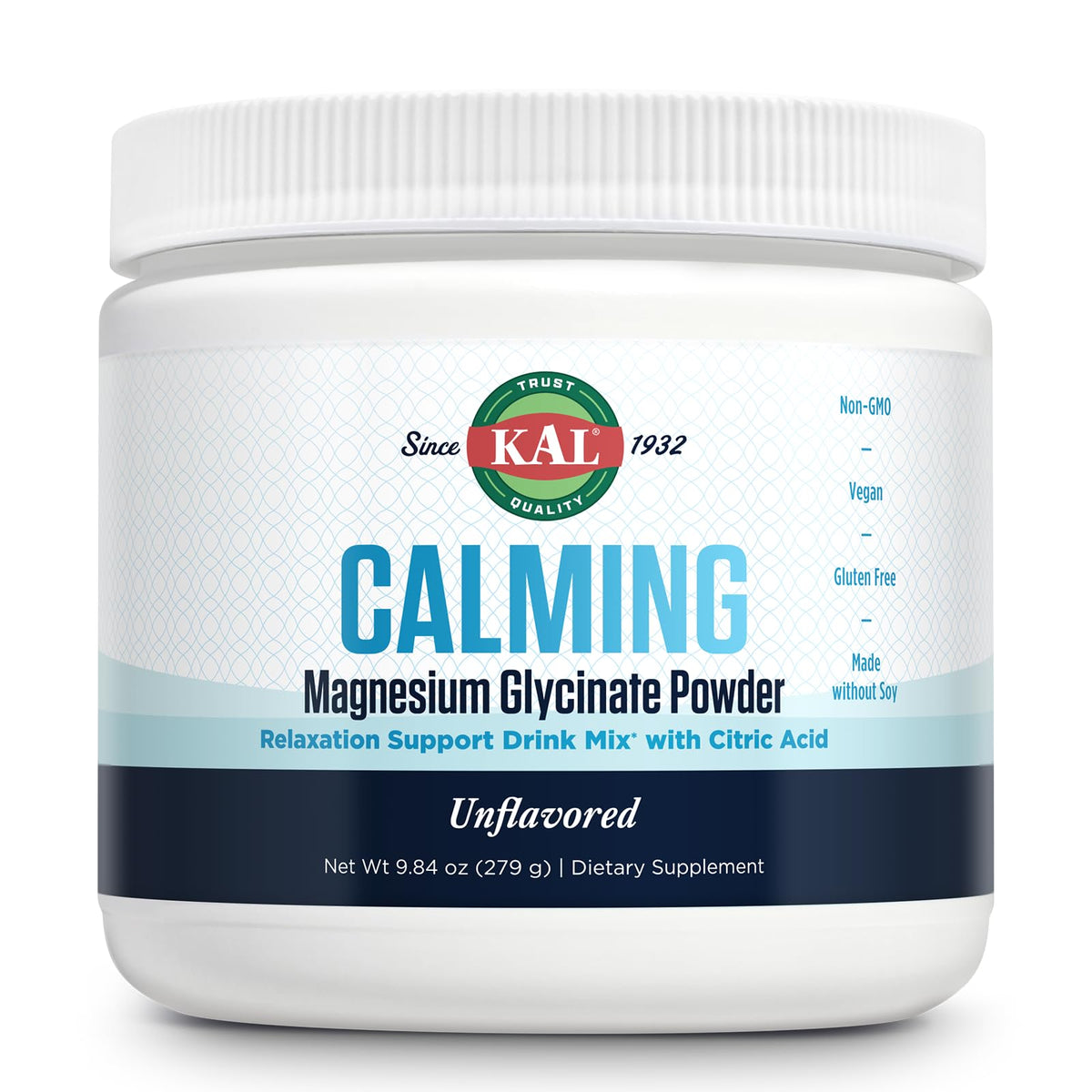 KAL Poudre de Magnésium Glycinate 331g vue de face