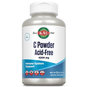KAL Poudre de Vitamine C 4200 mg en tablettes non aromatisées, vue avant