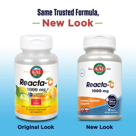 KAL Reacta-C comprimés avec bioflavonoïdes sur une surface plane