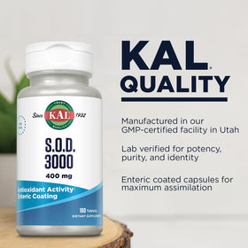 KAL S.O.D. 3000 vue supérieure de la boîte