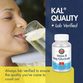 KAL Stress B Mag Glycinate, boîte ouverte