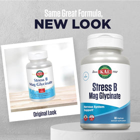 KAL Stress B Mag Glycinate, capsules végétales