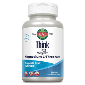 KAL Think Magnesium L-Threonate 2000 mg flacon de 60 comprimés