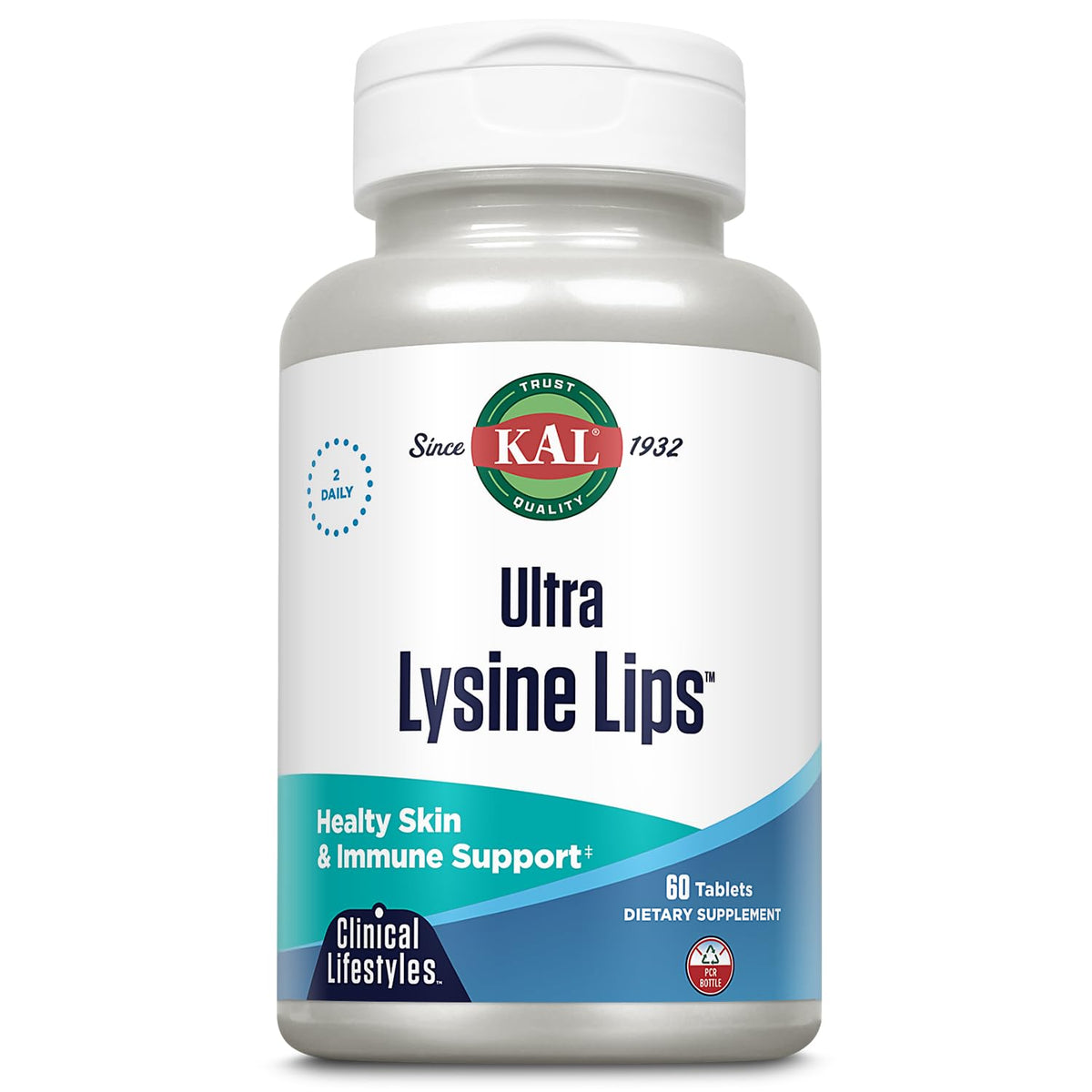 KAL Ultra Lysine comprimés 60 unités, vue avant du produit