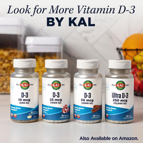 KAL Vitamine D3 2000 IU Gouttes avec huile de chia bio
