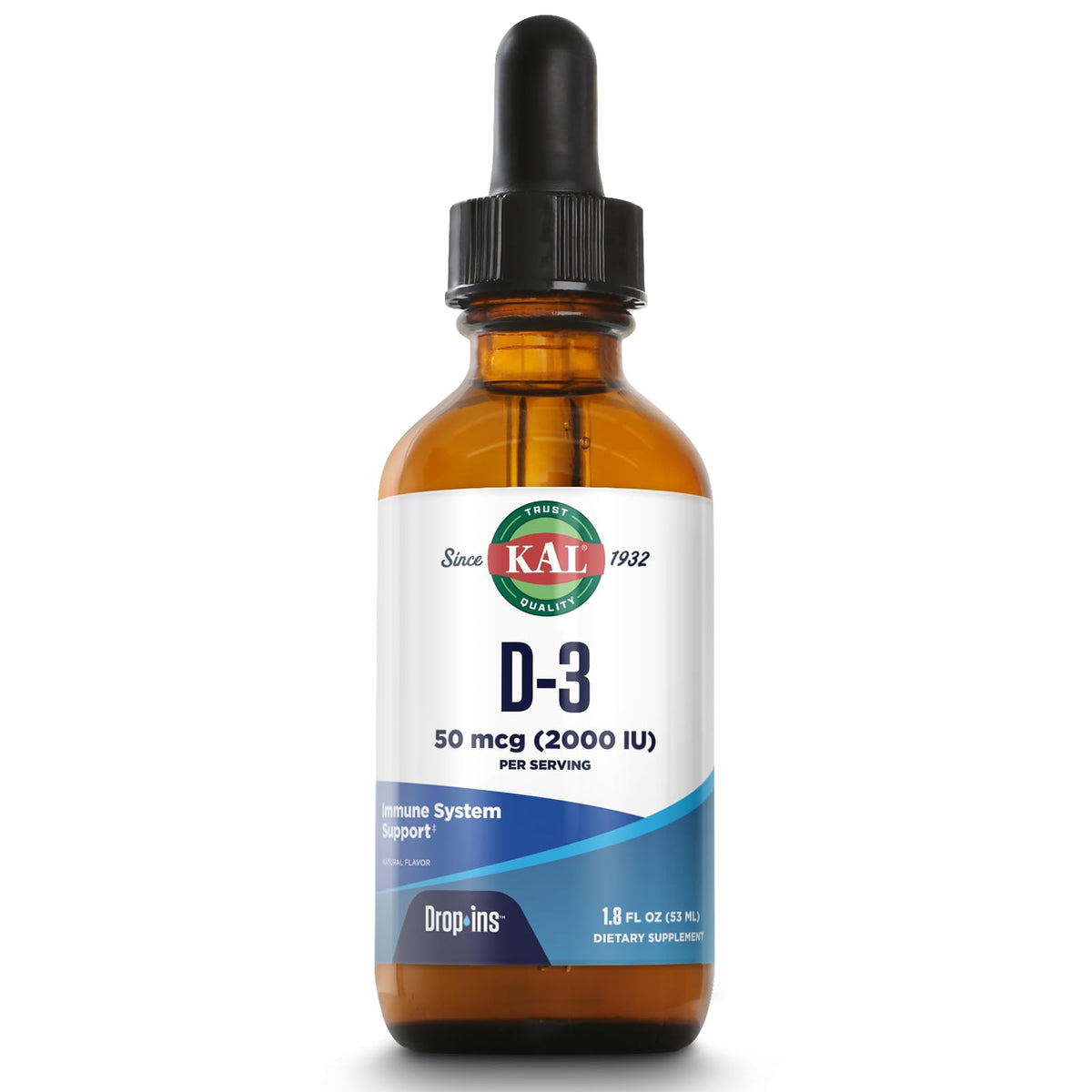 KAL Vitamine D3 2000 IU Gouttes flacon avant