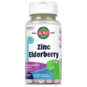 KAL Zinc Sureau Dinosaure 90 Tablettes en bouteille