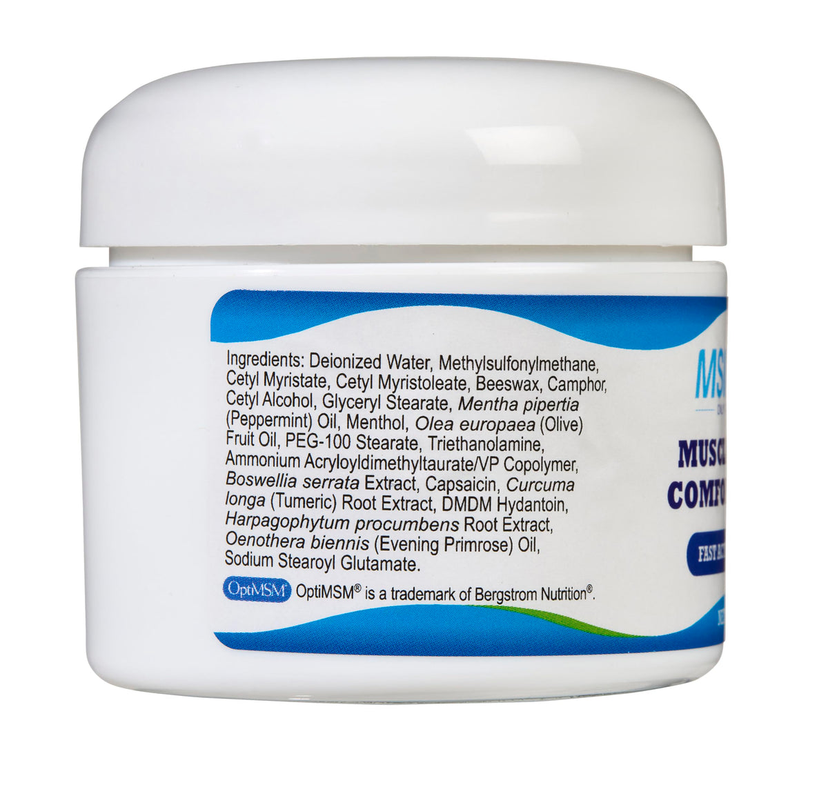 KALA HEALTH Crème MSM Pure Maximum Force 60 ml texture de la crème