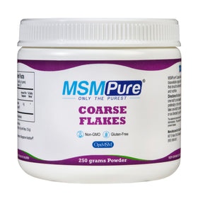 KALA HEALTH MSM Pure Poudre 308g vue avant avec flocons grossiers