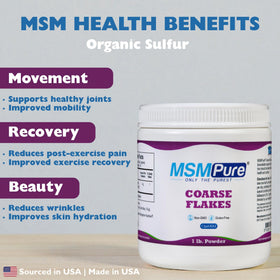 KALA HEALTH MSM Pure Poudre 508g flocons avec cuillère