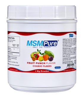 KALA HEALTH MSM Pure Poudre de MSM Saveur Fruit Punch 1225g vue avant
