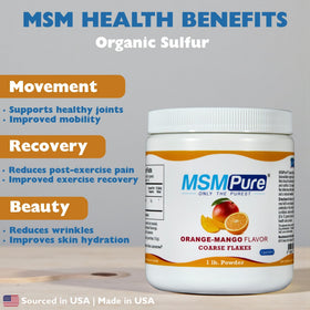 KALA HEALTH MSM Pure Poudre Flocons avec cuillère de mesure