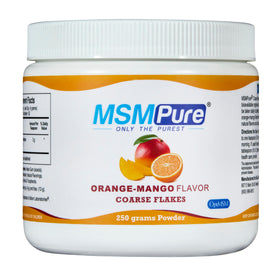 KALA HEALTH MSM Pure Poudre Flocons Coarse 397g Orange Mangue vue avant