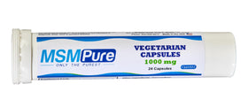 KALA HEALTH MSMPure 1000mg capsules végétariennes en bouteille