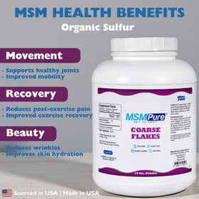 KALA HEALTH MSMPure MSM Powder 10 lb échantillon de poudre