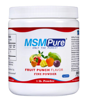 KALA HEALTH MSMPure Poudre de MSM Saveur Fruit Punch 544g vue de face