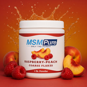 KALA HEALTH MSMPure Poudre MSM Framboise Pêche 508g emballage