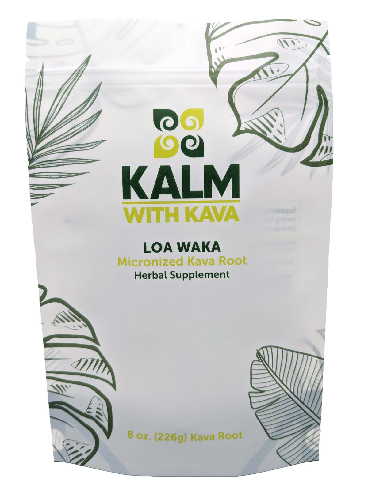 KALM Kava Micronisé 240g vue de face avec emballage