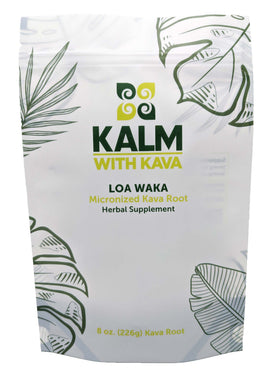 KALM Kava Micronisé 240g vue de face avec emballage