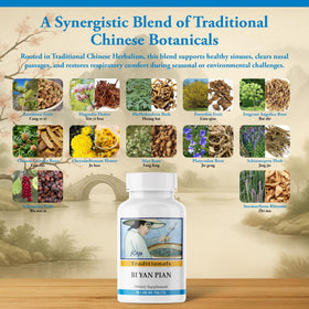 Kan Herbs Bi Yan Pian 60 tablettes côté droit