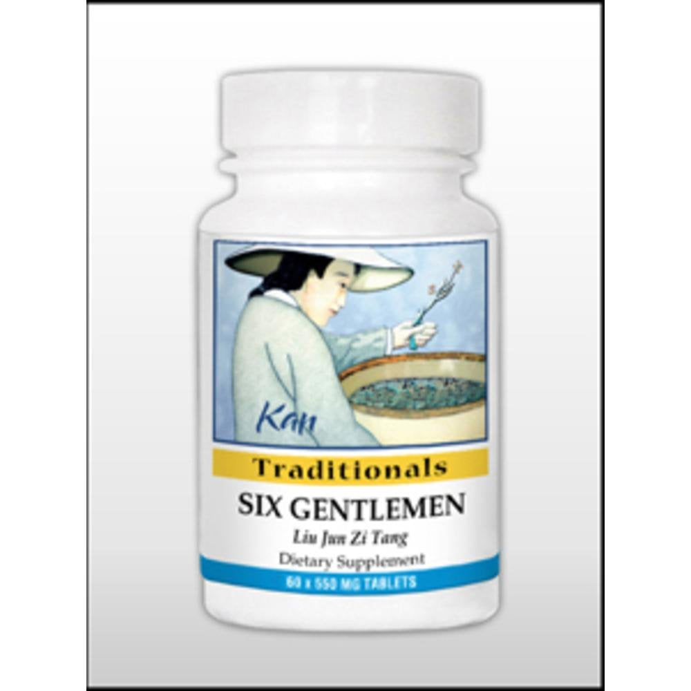 Kan Herbs Six Gentlemen 60 comprimés avec emballage et étiquette