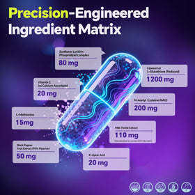 KangRiXin Liposomal Glutathione 180 capsules emballage