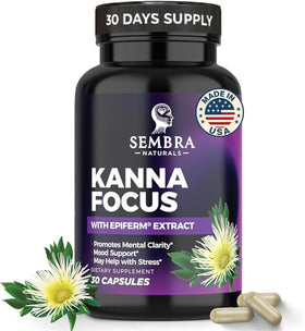 KANNAFOCUS SEMBRA NATURALS extrait de Kanna 50mg, boîte vue de face