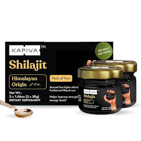 Kapiva Résine de Shilajit Himalayen 30g x 2 vue avant