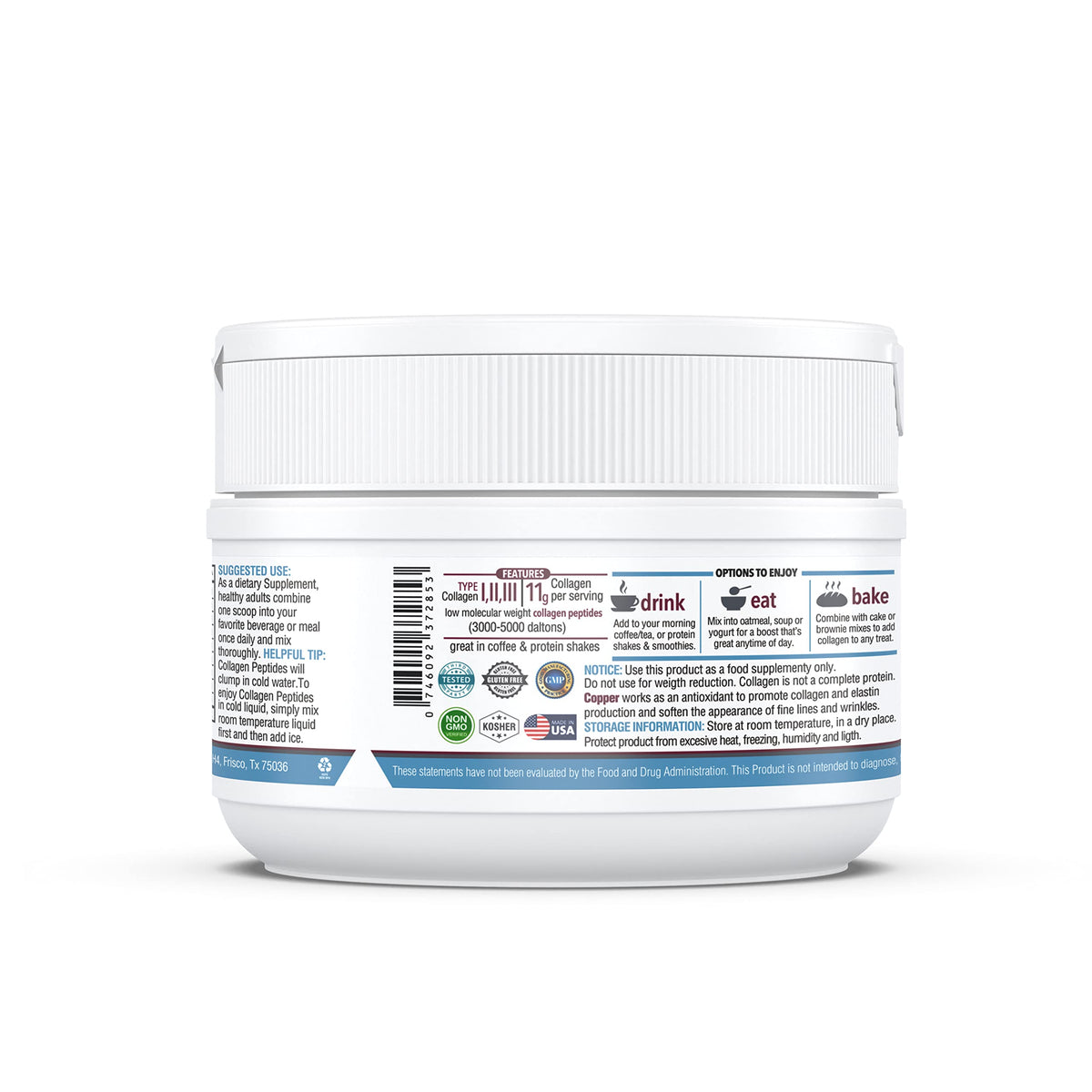 KAPPA NUTRITION Collagène 9 en 1 avec des ingrédients naturels