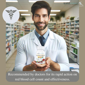 KAPPA NUTRITION Complexe de Fer 26mg 9 en 1, vue latérale du flacon