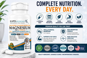KAPPA NUTRITION Magnésium 4-en-1 280mg étiquette