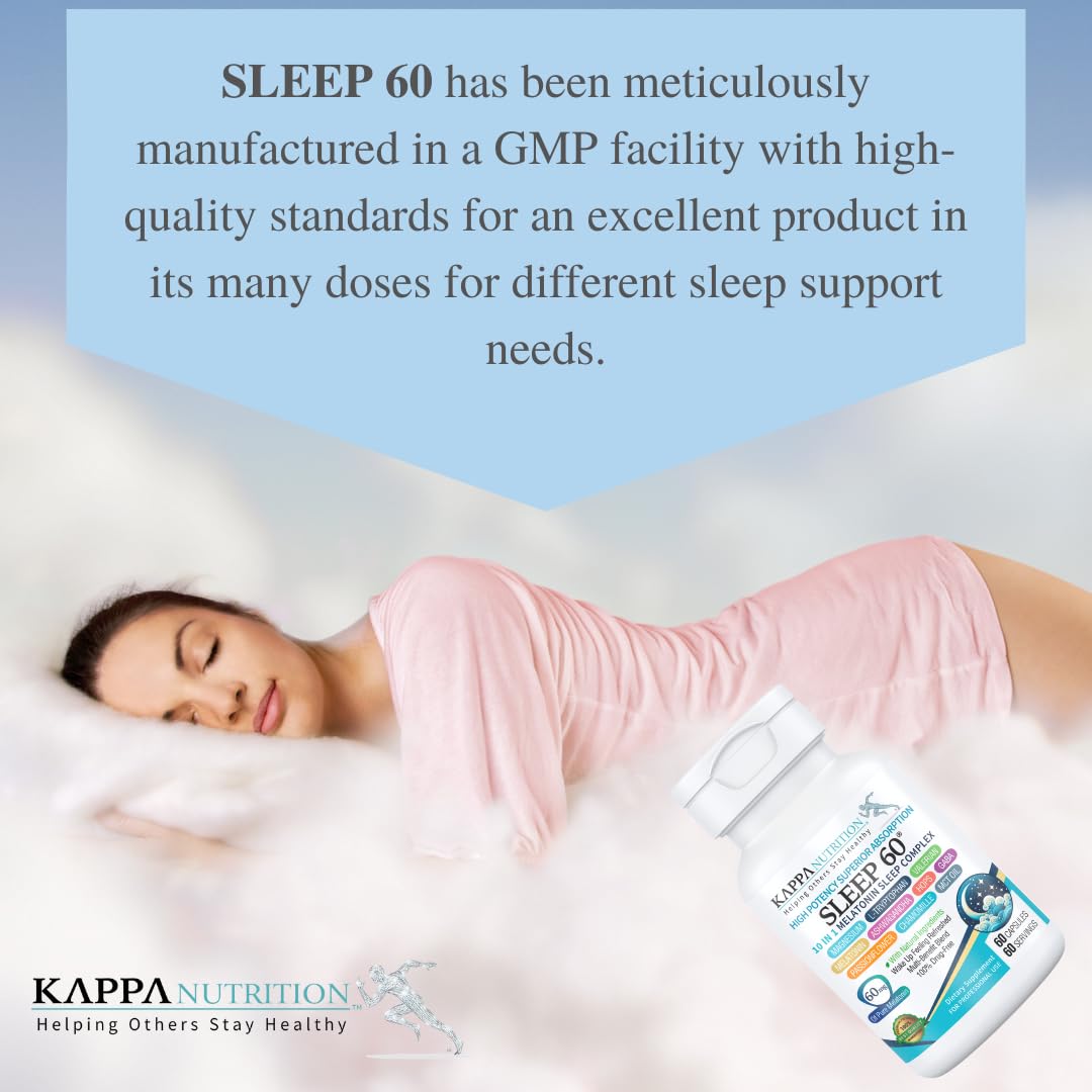 KAPPA NUTRITION Sleep 60 capsules avec étiquette visible