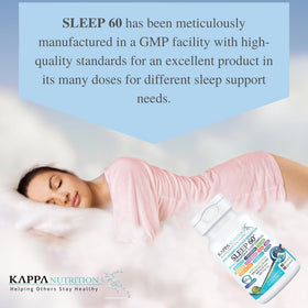 KAPPA NUTRITION Sleep 60 capsules avec étiquette visible