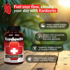 Kardovite Capsules de Soutien Circulatoire 180s avec étiquette