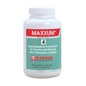 Karuna MAXXUM 4 gélules végétariennes 180 capsules vue de face