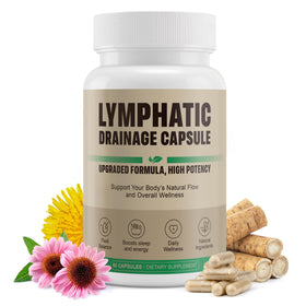 Kaseano Complément Alimentaire Drainage Lymphatique 60 Capsules vue de face