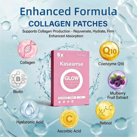 Kasearrse patches de collagène avec ingrédients naturels