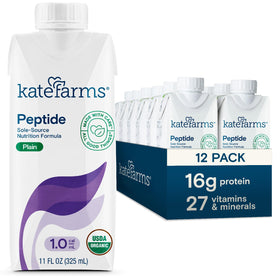 Kate Farms Peptide 1.0 Formule Complément Alimentaire Pack de 12