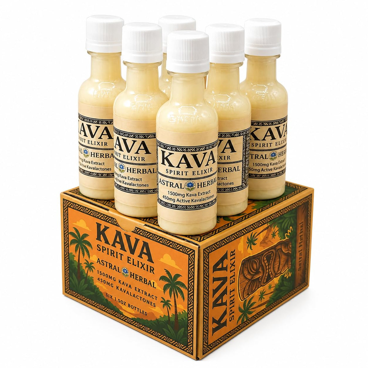 Kava Spirit Elixir Astral Herbal sur une table