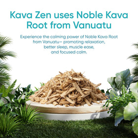 Kava Zen sachets de boisson Kava avec vue de près