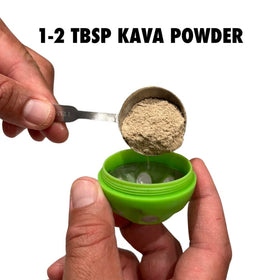 Kavafied AluBall Kava Maker avec accessoires inclus dans l'emballage